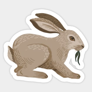 Hare Sticker